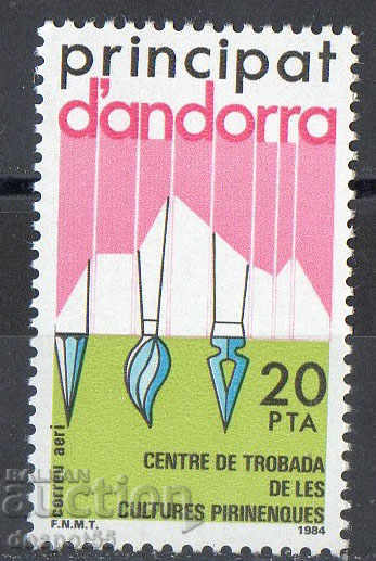 1984. Andorra (ISP). Centrele culturale din Pyrenees.