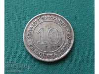 Стрейт Сетлимент 10 Цента 1926  Рядка Монета Сребро