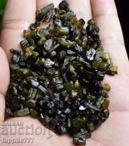 green tourmaline 50 grams - 5 green tourmaline 50 grams - 5