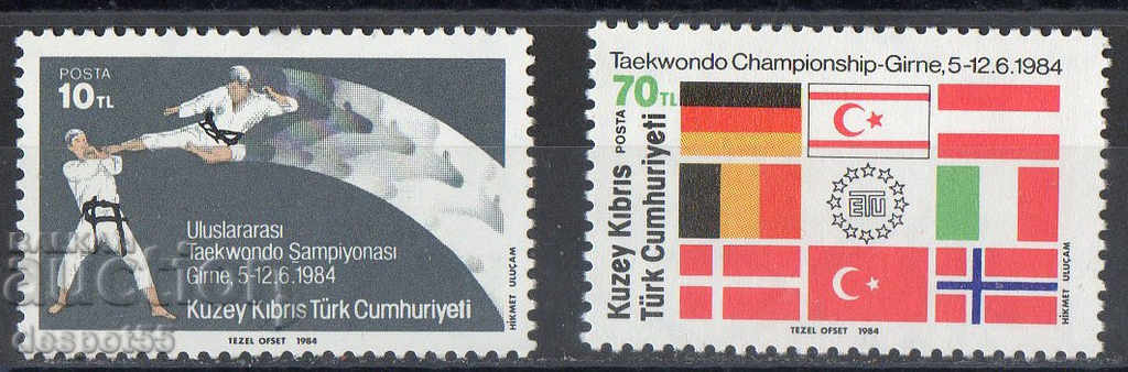 1984. Cipru (Tur). Campionatul European din Taekwondo.