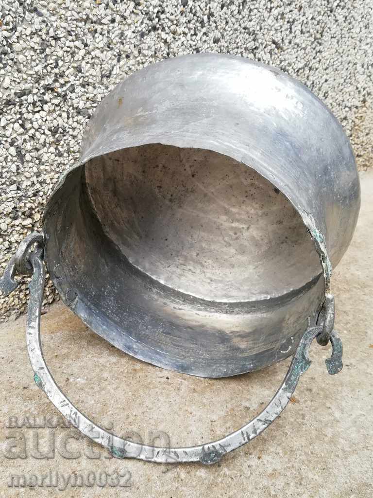 Tinned coin, cauldron, copper, copper vessel - 6 Tinned coin, cauldron, copper, copper vessel - 6