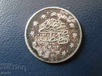 Ottoman Empire 1 Currus, Srebro, AN1293 Abdul Hamid 2