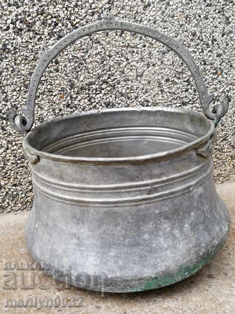 Κονσερβοποιημένο νόμισμα, καζάνι, χάλκινο, χάλκινο δοχείο