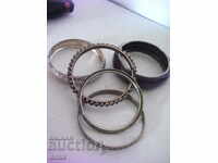 Old metal bracelets - 5 pcs