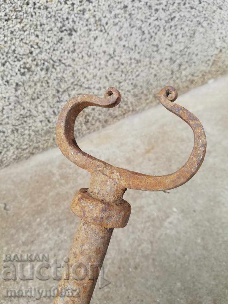 Χειροποίητο σφήνα από βόδι σφυρήλατο σίδερο ok - 6