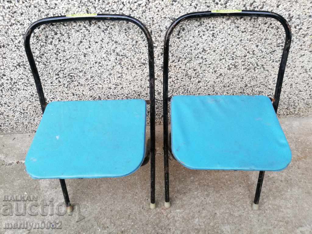 Folding chairs 2 pieces USSR chair stool with price 49.00 BGN | € 25.05 Folding chairs 2 pieces USSR chair stool with price 49.00 BGN | € 25.05