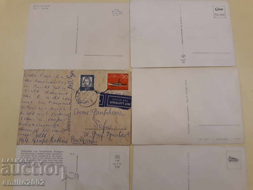 Postcards of the GEF lot 002 - 5 Postcards of the GEF lot 002 - 5