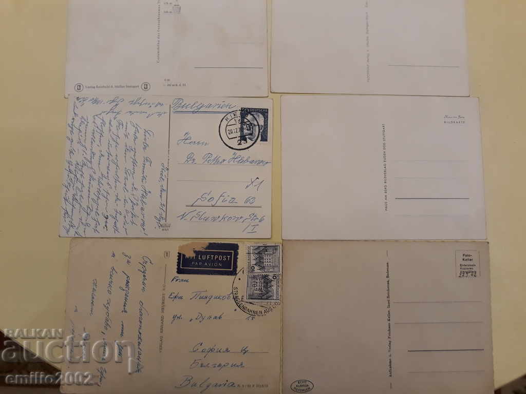 Postcards of the GEF lot 002 - 6 Postcards of the GEF lot 002 - 6