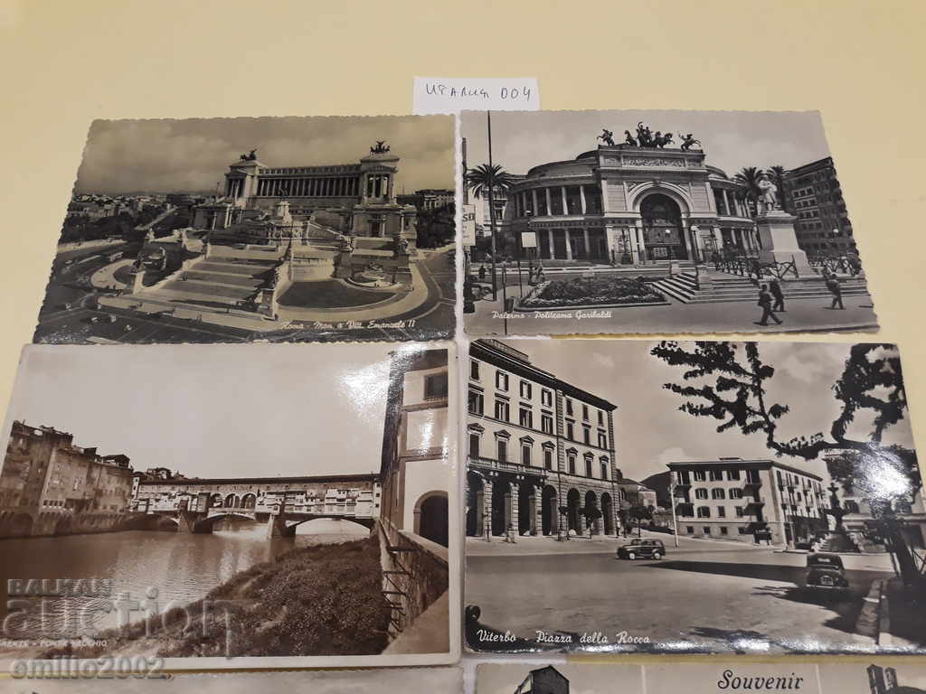 Postcards Italy lot 004 with price 2.00 BGN | € 1.02