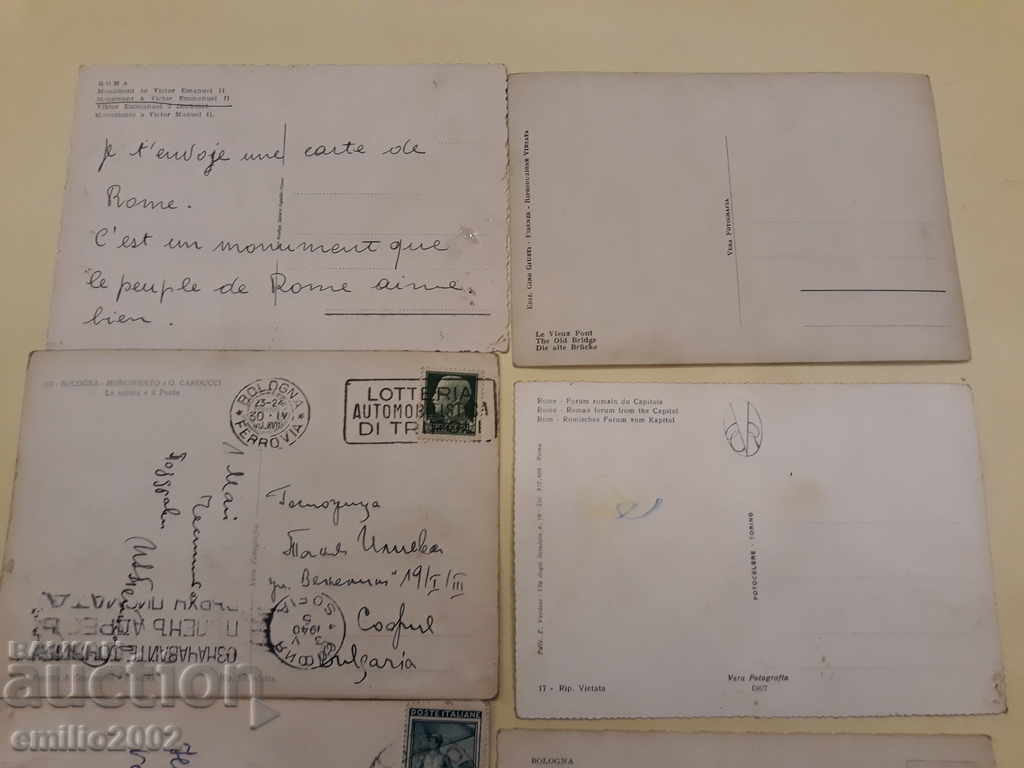 Delivery of Postcards Italy lot 004