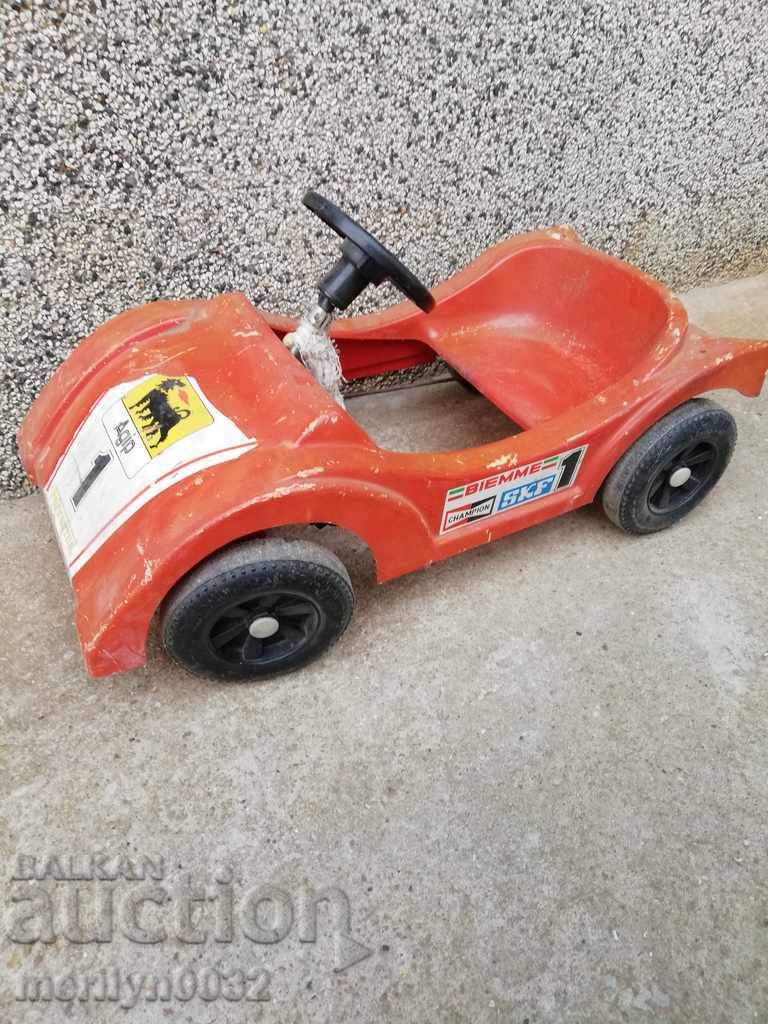 Детска пластмасова играчка кола, количка късен соц 80-те год с цена 87.00 лв. | € 44.48 Детска пластмасова играчка кола, количка късен соц 80-те год с цена 87.00 лв. | € 44.48