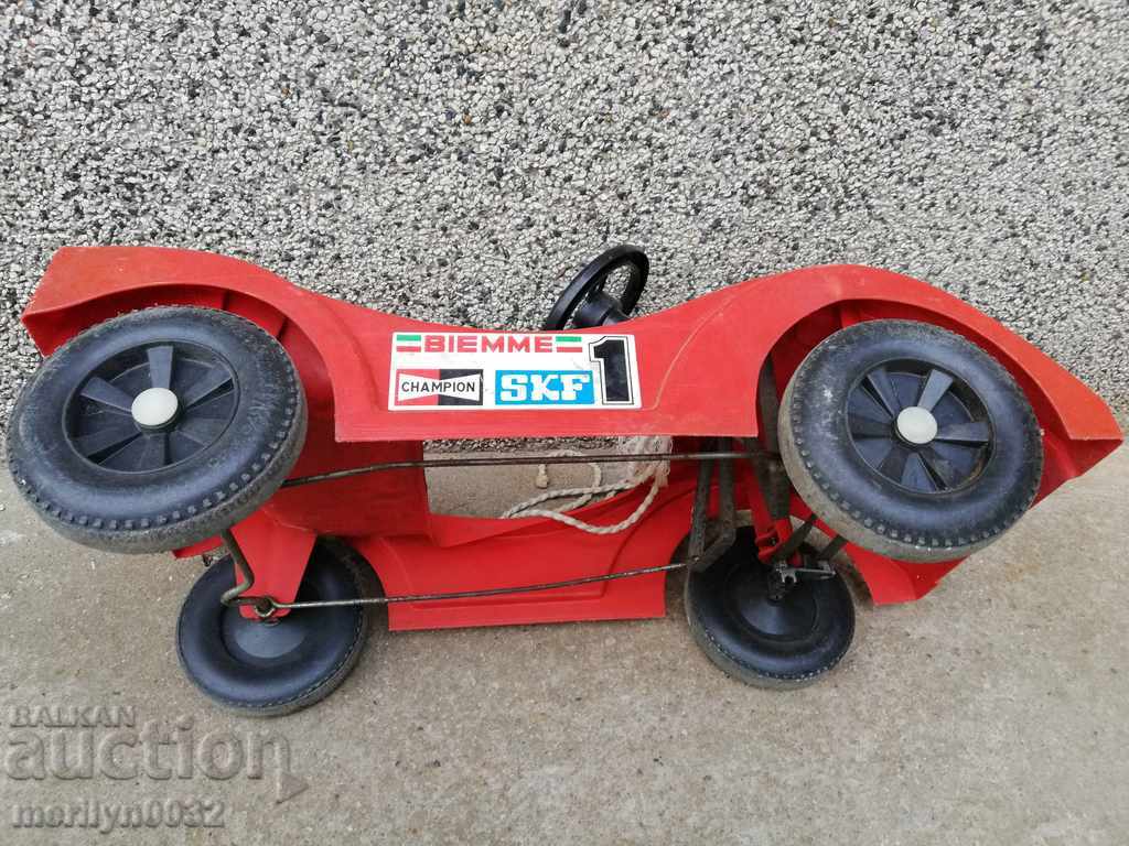 Детска пластмасова играчка кола, количка късен соц 80-те год - 5 Детска пластмасова играчка кола, количка късен соц 80-те год - 5