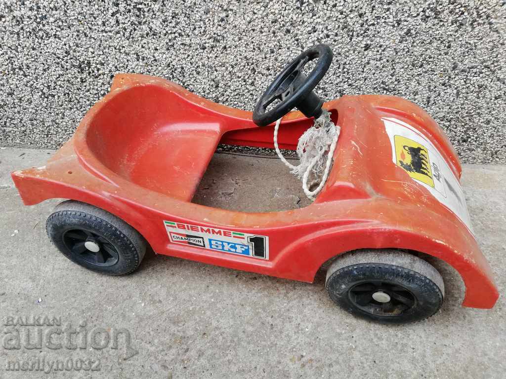 Детска пластмасова играчка кола, количка късен соц 80-те год - 7 Детска пластмасова играчка кола, количка късен соц 80-те год - 7