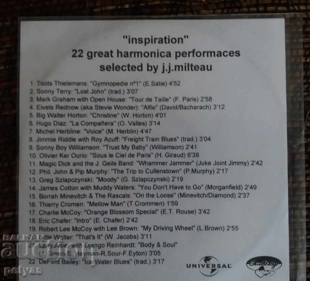 SD - 22 INSPIRATION - great harmonica performances