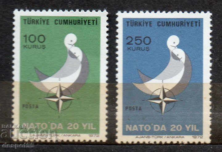 1972. Турция. 20 г. от приемането на Турция в НАТО.