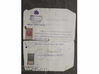 Certificat pentru colonel Nicola Penkov 1925