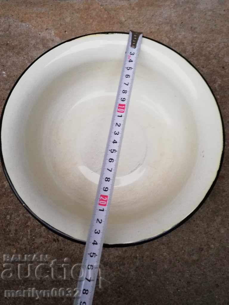 Παράδοση Εμαγιέ δικαστήριο μπολ με μπολ σμάλτο, λεκάνη, ΕΣΣΔ Παράδοση Εμαγιέ δικαστήριο μπολ με μπολ σμάλτο, λεκάνη, ΕΣΣΔ