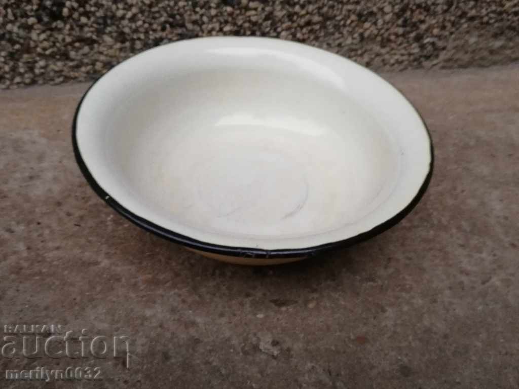 Εμαγιέ δικαστήριο μπολ με μπολ σμάλτο, λεκάνη, ΕΣΣΔ - 6 Εμαγιέ δικαστήριο μπολ με μπολ σμάλτο, λεκάνη, ΕΣΣΔ - 6