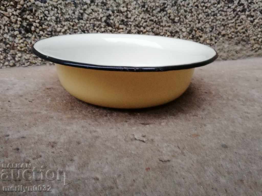 Εμαγιέ δικαστήριο μπολ με μπολ σμάλτο, λεκάνη, ΕΣΣΔ - 7 Εμαγιέ δικαστήριο μπολ με μπολ σμάλτο, λεκάνη, ΕΣΣΔ - 7