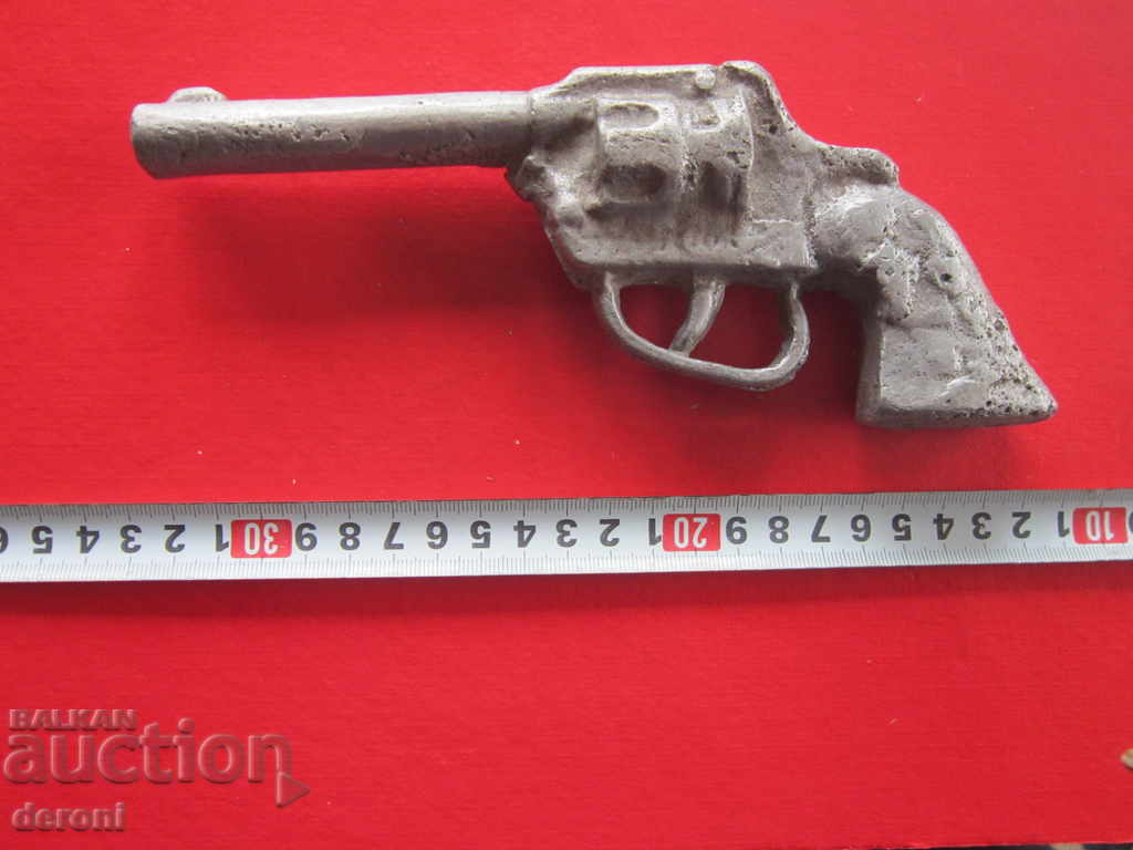Old aluminum revolver pistol