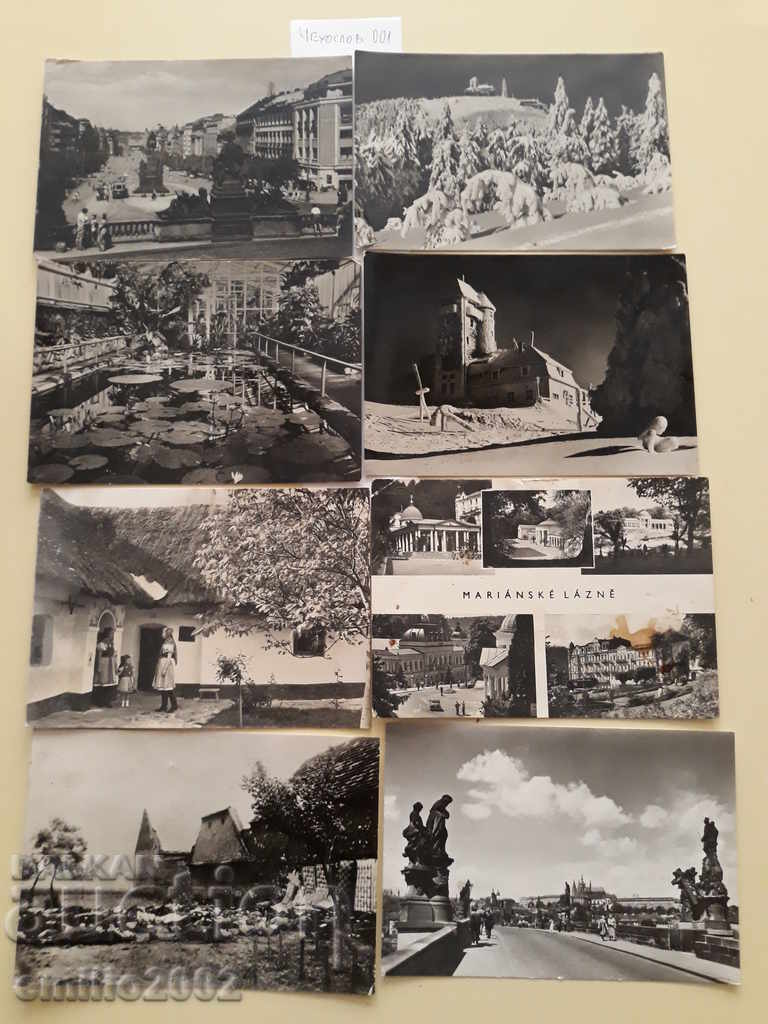 Пощенски картички Чехословакия лот 001