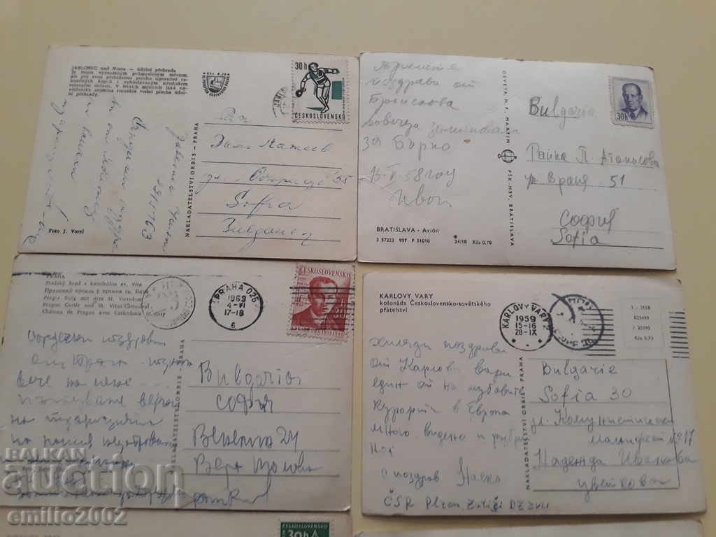Delivery of Postcards Czechoslovak Lot 002
