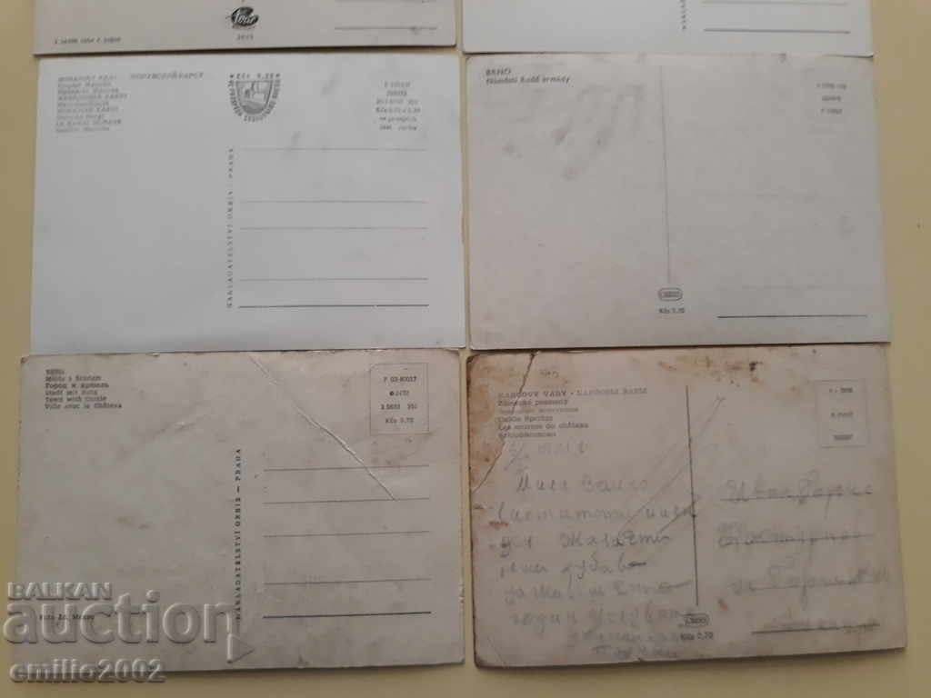 Postcards Czechoslovak Lot 008 - 5 Postcards Czechoslovak Lot 008 - 5