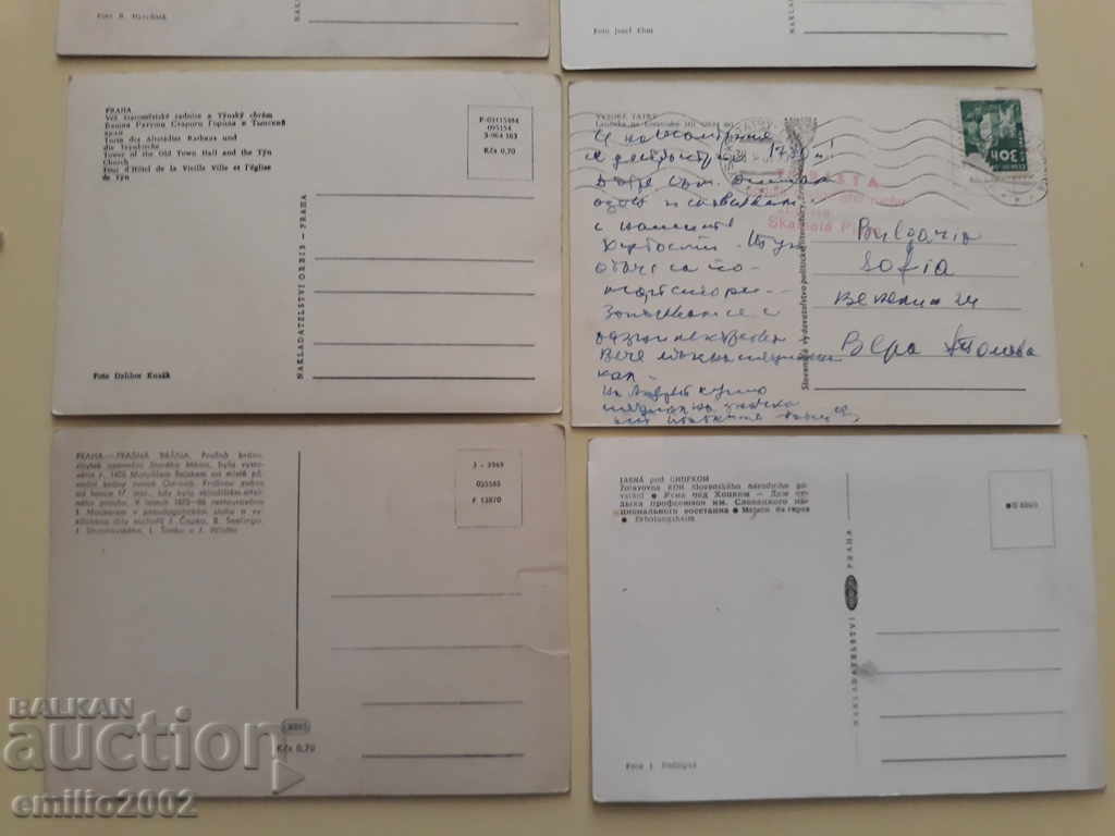 Post cards Czechoslovakia lot 010 - 5 Post cards Czechoslovakia lot 010 - 5
