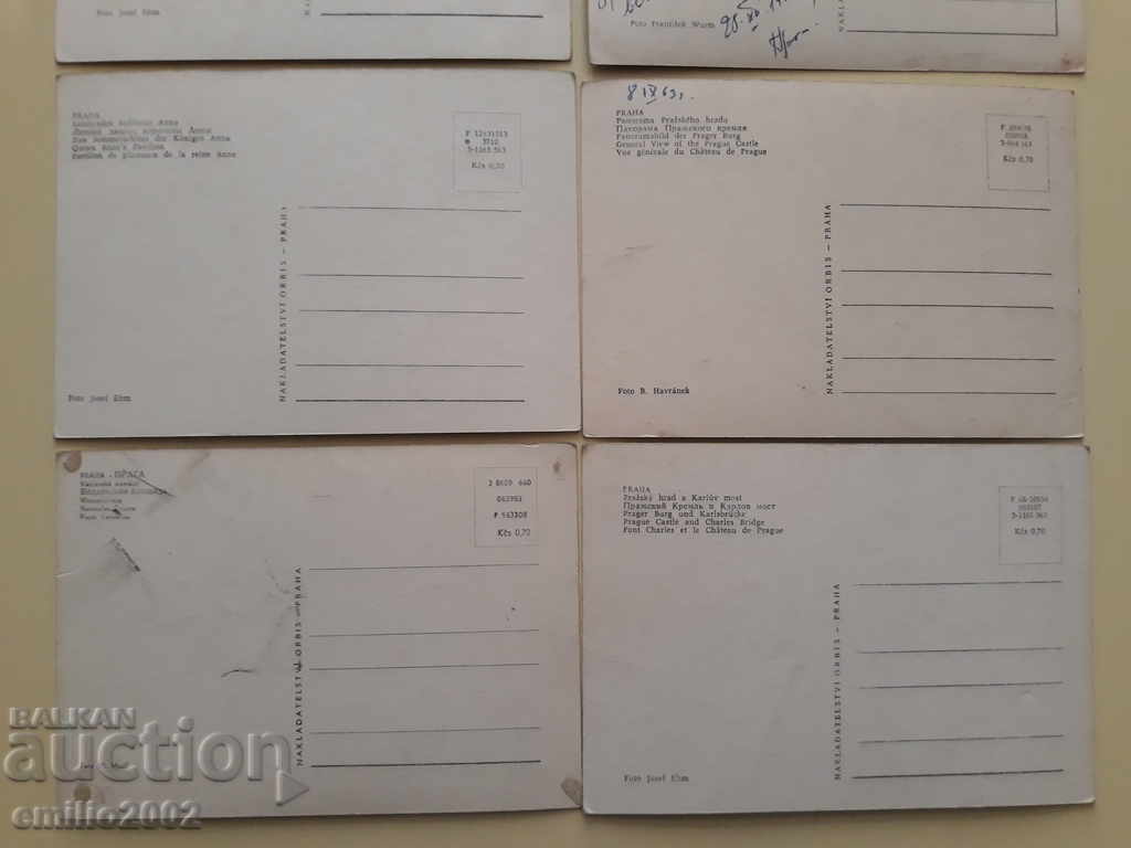 Post cards Czechoslovakia lot 011 - 5 Post cards Czechoslovakia lot 011 - 5