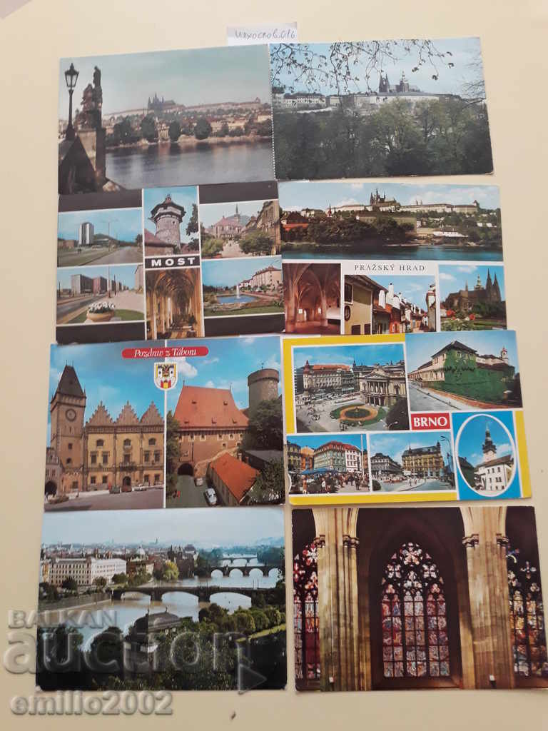 Пощенски картички Чехословакия лот 016