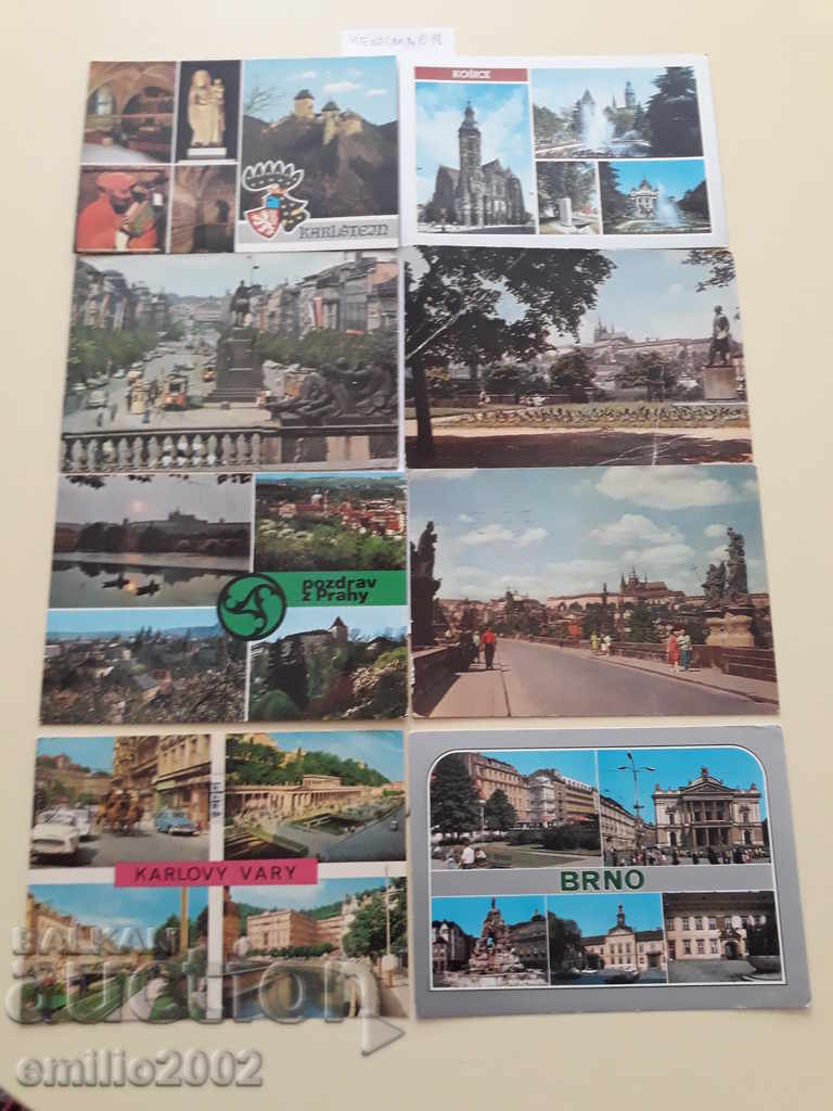 Postcards Czechoslovakia lot 018