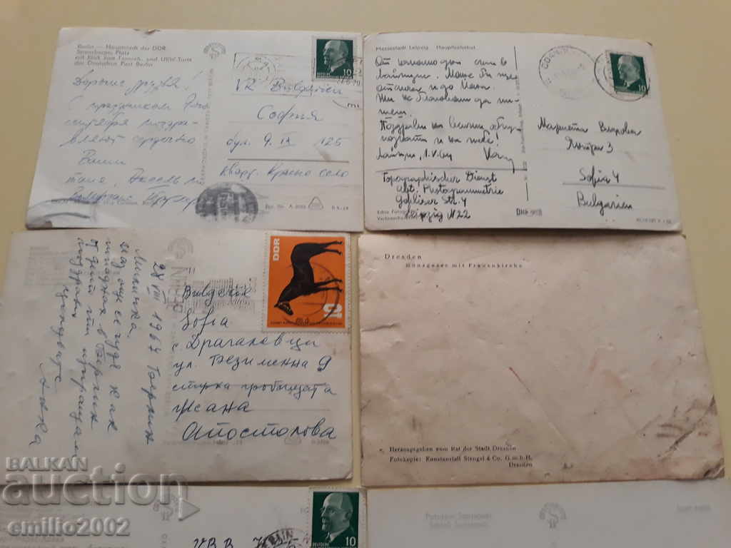 Delivery of Postcards GDR DDR 132 Delivery of Postcards GDR DDR 132