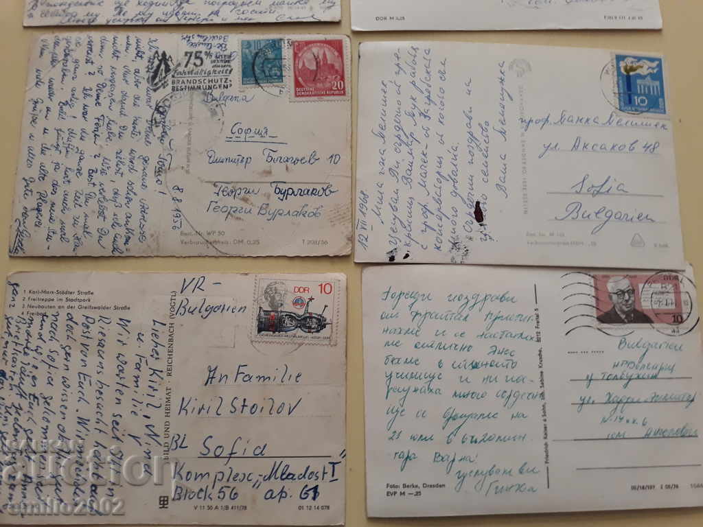 Postcards DDR 135 DDR - 5 Postcards DDR 135 DDR - 5