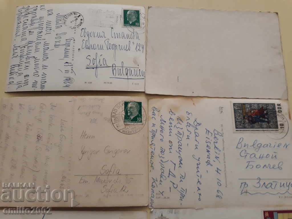 Delivery of Postcards DDR 136 DDR Delivery of Postcards DDR 136 DDR