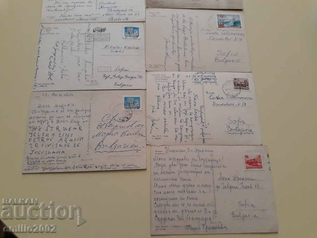 Postcards Hungary 010 - 6 Postcards Hungary 010 - 6