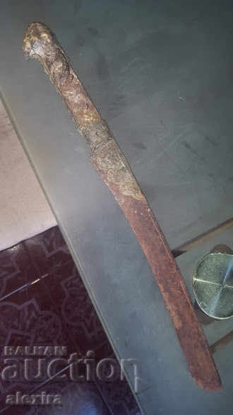 short Ottoman jatagan engraved blade, karaoke, knife, sword - 7 short Ottoman jatagan engraved blade, karaoke, knife, sword - 7