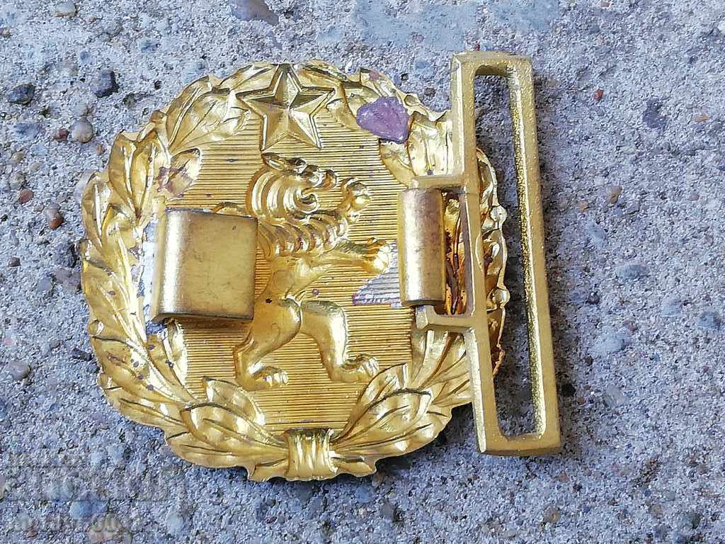 Delivery of Officer's bronze belt buckle, buckle emblem NRB