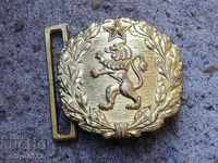 Officer's bronze belt buckle, buzzer lurked in Bulgaria