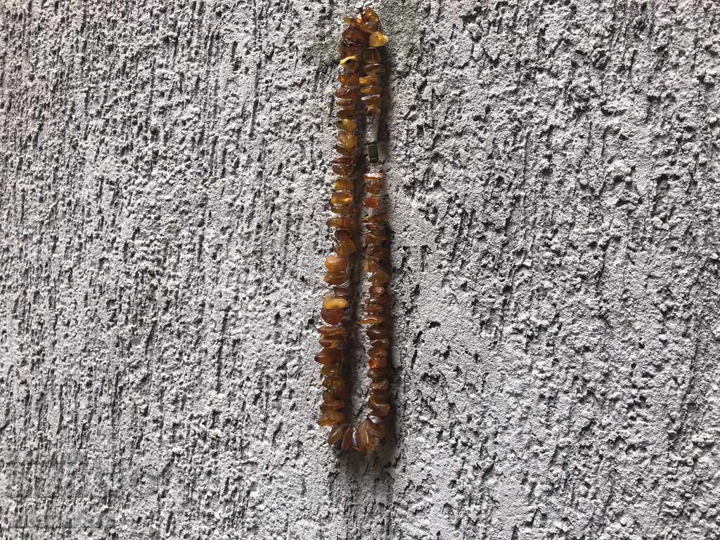 Necklace amber 45 cm. - 7