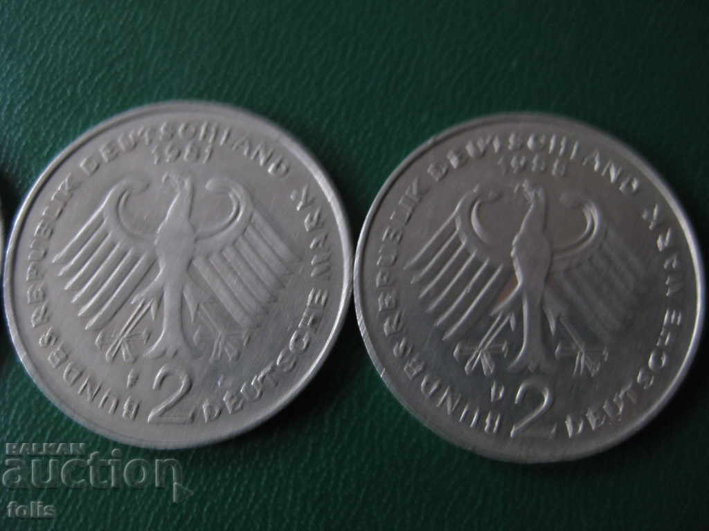 Lot 2-branded coins - 6 Lot 2-branded coins - 6