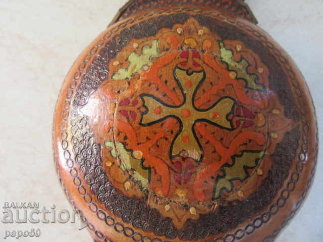 BEAUTIFUL PYROGRAPHY SOCKET / Height 20cm / with price 35.00 BGN | € 17.90 BEAUTIFUL PYROGRAPHY SOCKET / Height 20cm / with price 35.00 BGN | € 17.90