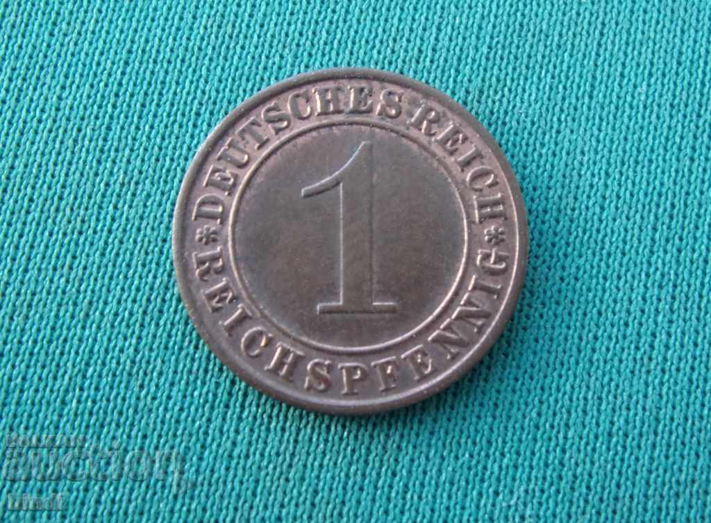 Germania III Reich 1 Pfennig 1936 UNC