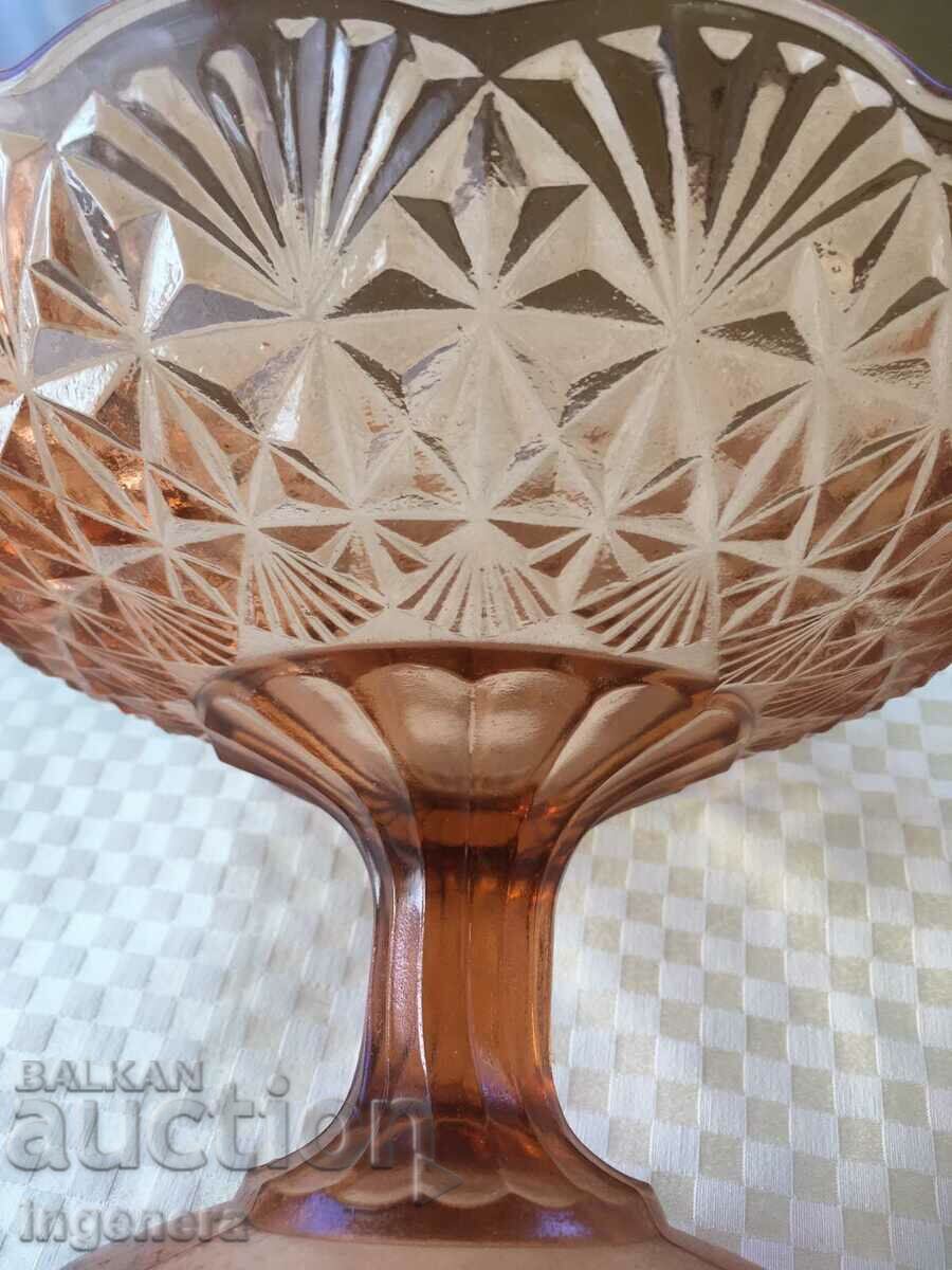 FRUCTIER BOWL GLASS COLOR RELIEF THICK WALL - 7 FRUCTIER BOWL GLASS COLOR RELIEF THICK WALL - 7