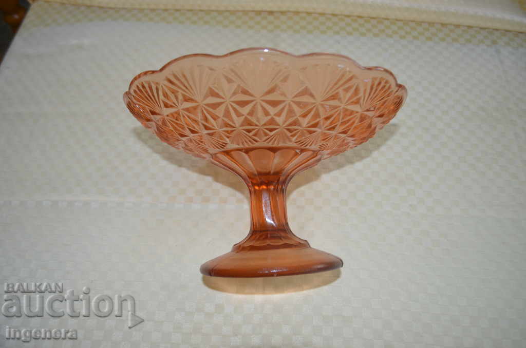 FRUCTIER BOWL GLASS COLOR RELIEF THICK WALL