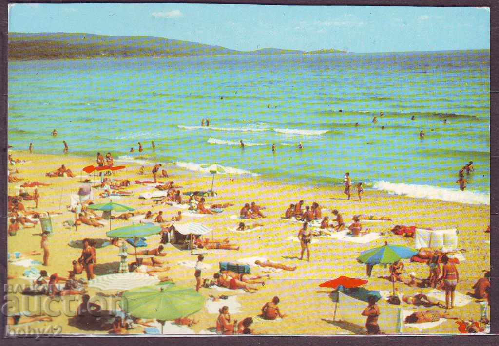 Приморско-севрният плаж, 60-те  г., гръб-надпис