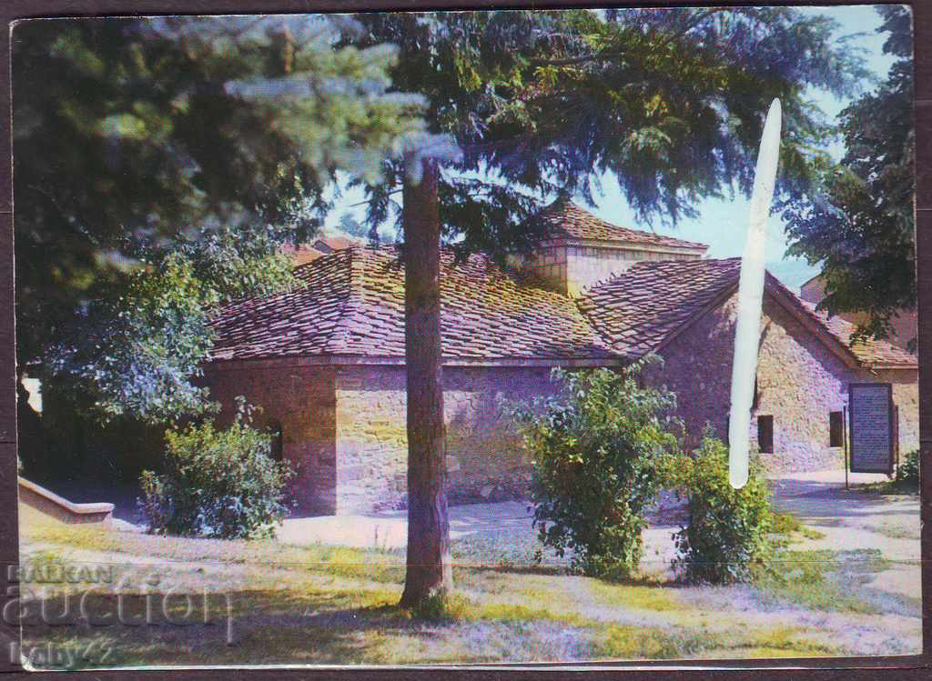 Μπαχάκ-ιστορική εκκλησία, 1960, πίσω-επιγραφή