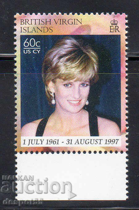 2008. Brit. Insulele Virgine. Prințesa Diana (1961-1997).