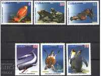 Чисти марки  Морска Фауна  2014 от Куба