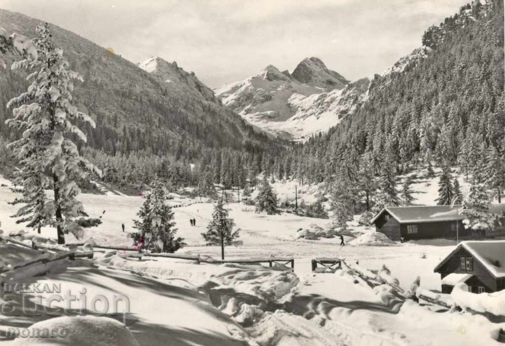 Old postcard - Rila, view of the peak "Malyovitsa" A-14