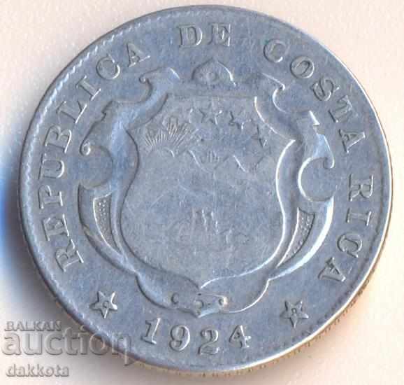 Κόστα Ρίκα 25 λεπτά 1924, ασημένιο με τιμή 25.00 BGN | € 12.78